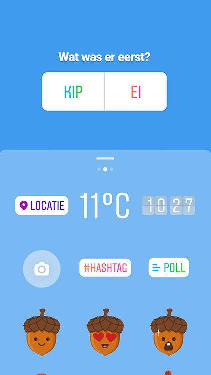 Instagram Stories - Poll sticker - Lincelot