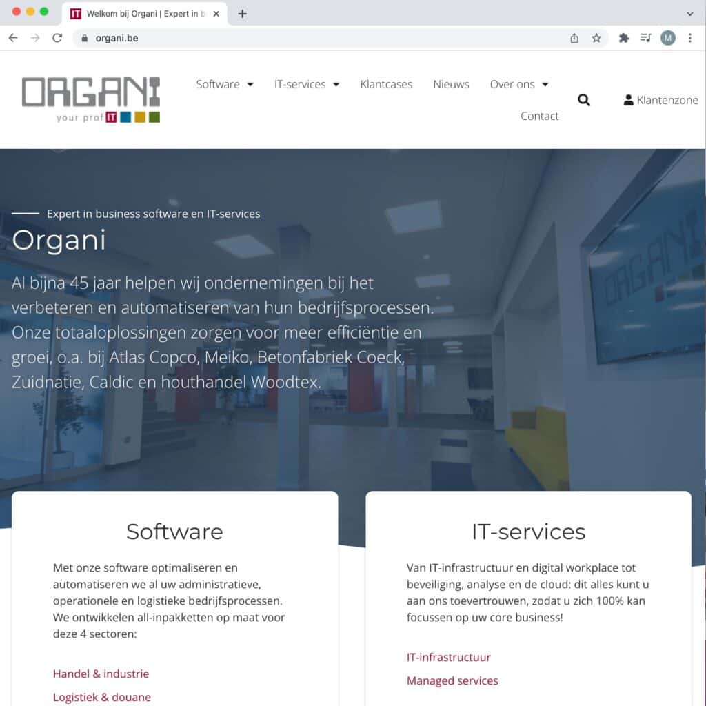 Website Organi