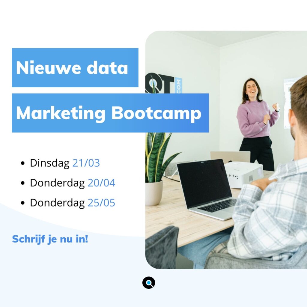 Nieuwe data Marketing Bootcamp